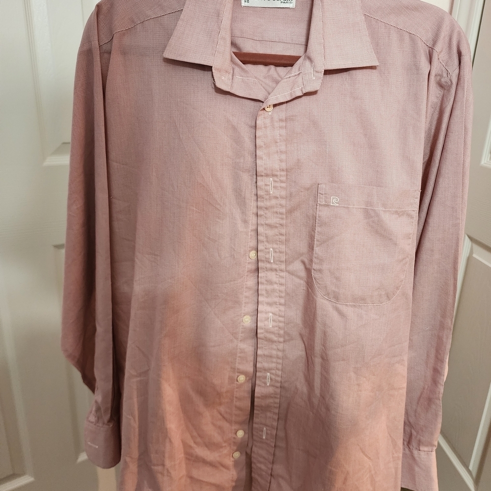 Pierre Cardin Men's Pink Shirt